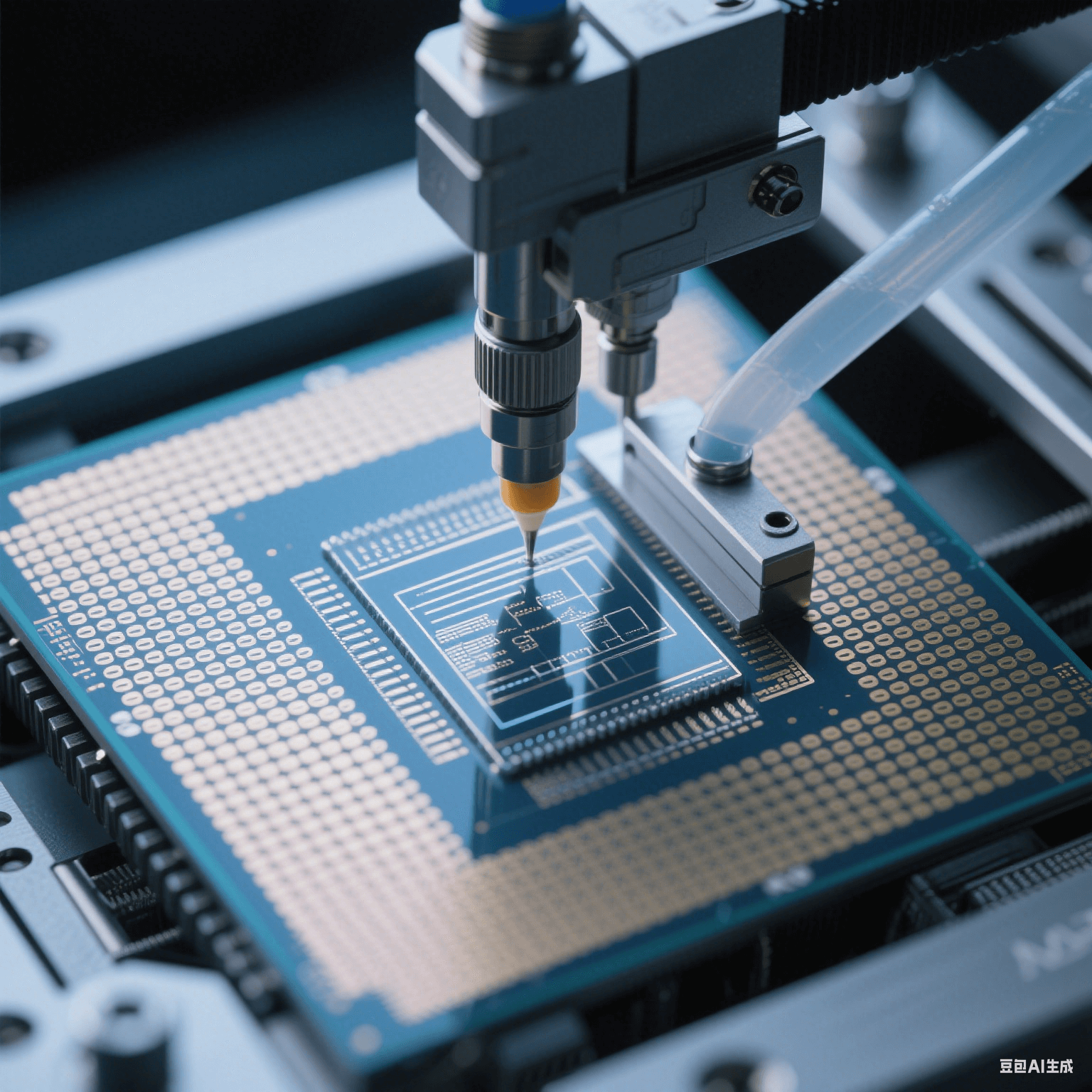 光刻膠均勻涂覆于基板