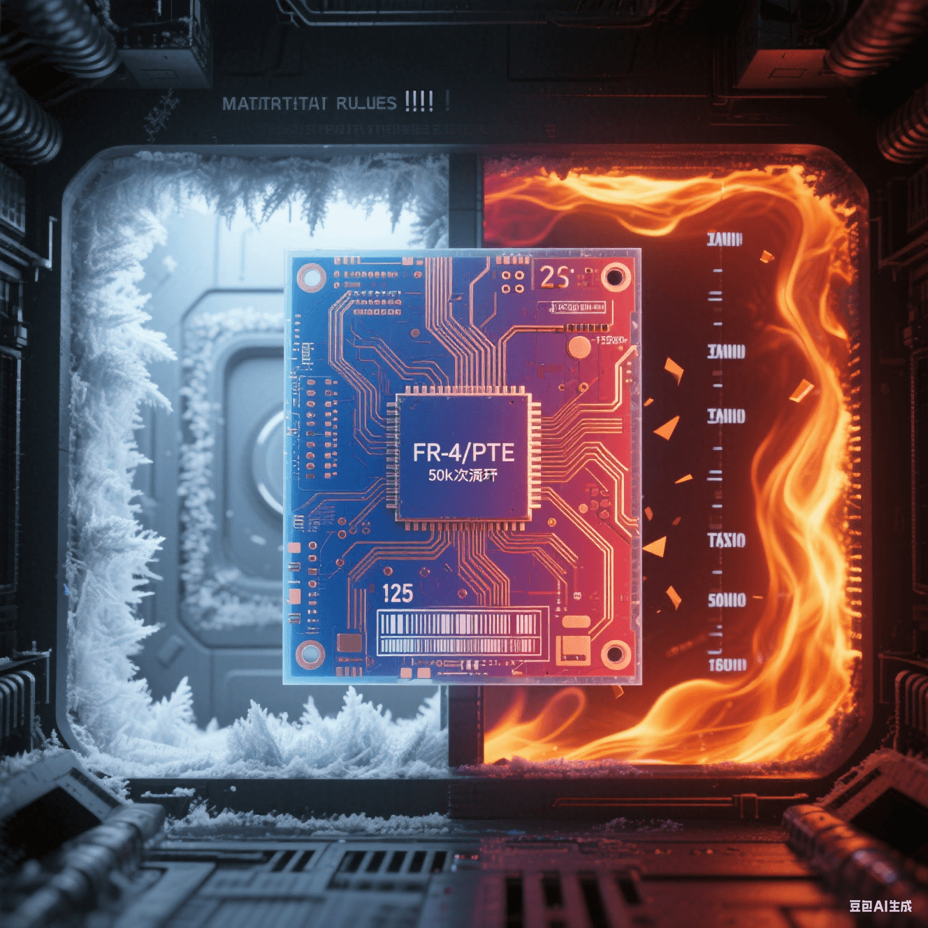 混壓板極端環(huán)境驗(yàn)證：-55℃至125℃循環(huán)5萬次界面零分層