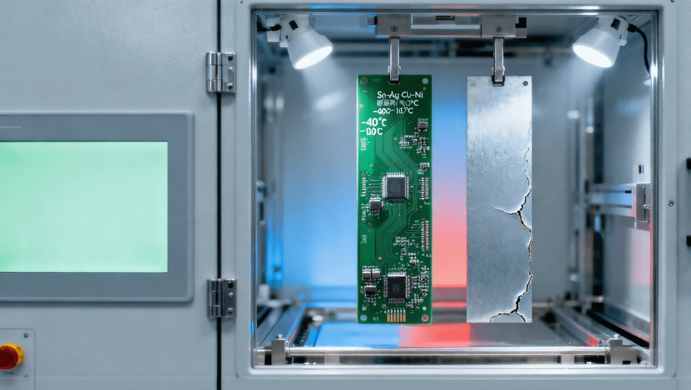 PCB高溫無鉛噴錫場景，Sn-Ag-Cu-Ni合金適配-40℃~150℃新能源汽車PCB