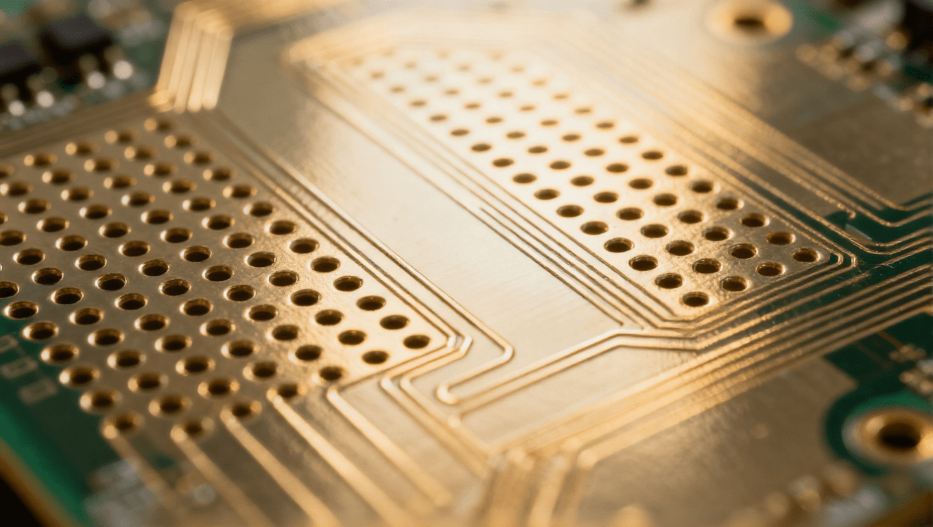 高密度互連板HDI使用脈沖電鍍工藝，展現(xiàn)細(xì)線路與鍍層均勻性