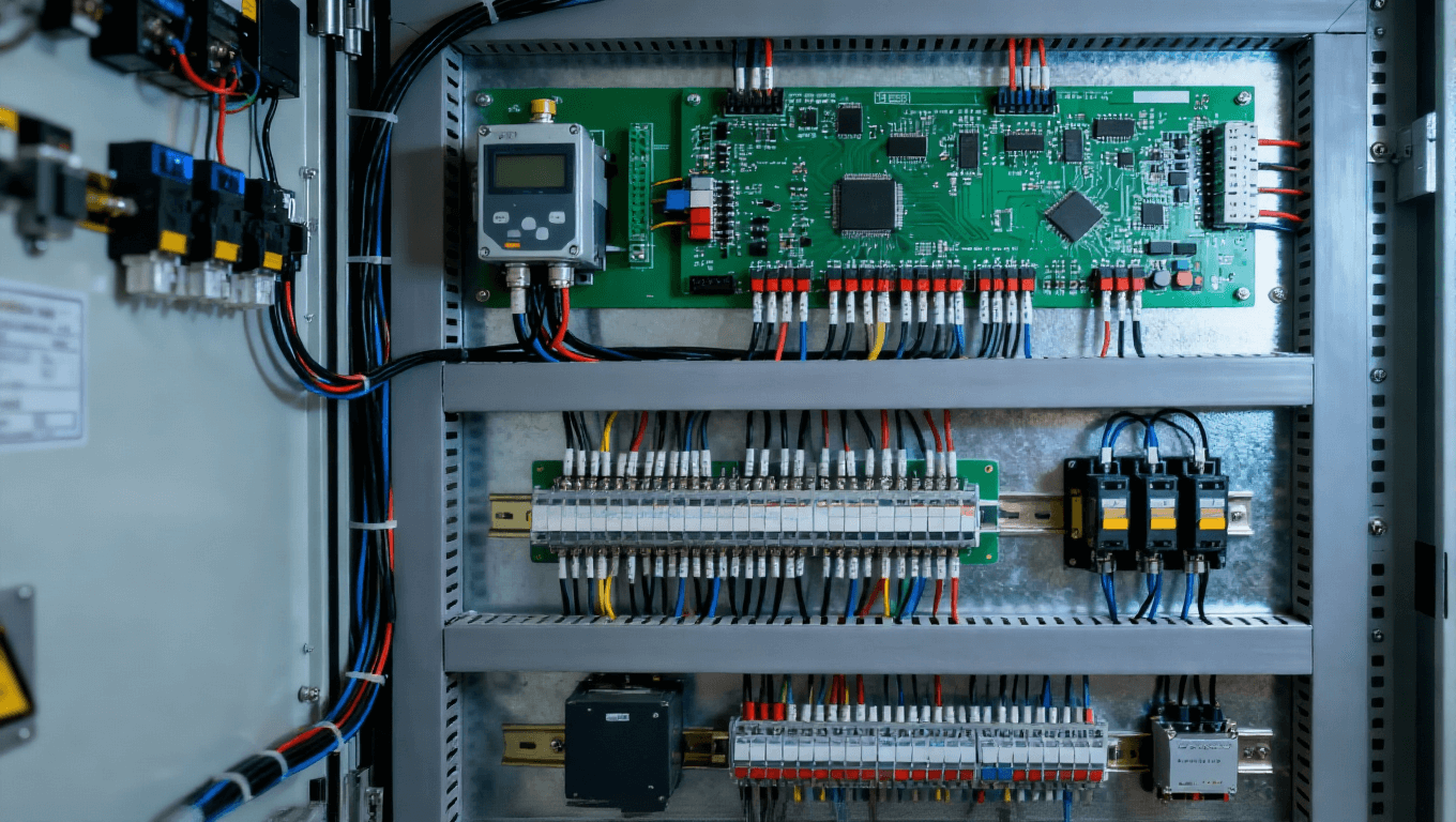 工業(yè)控制電路板綜合動態(tài)測試案例，展示在振動與溫度循環(huán)中的可靠性驗證