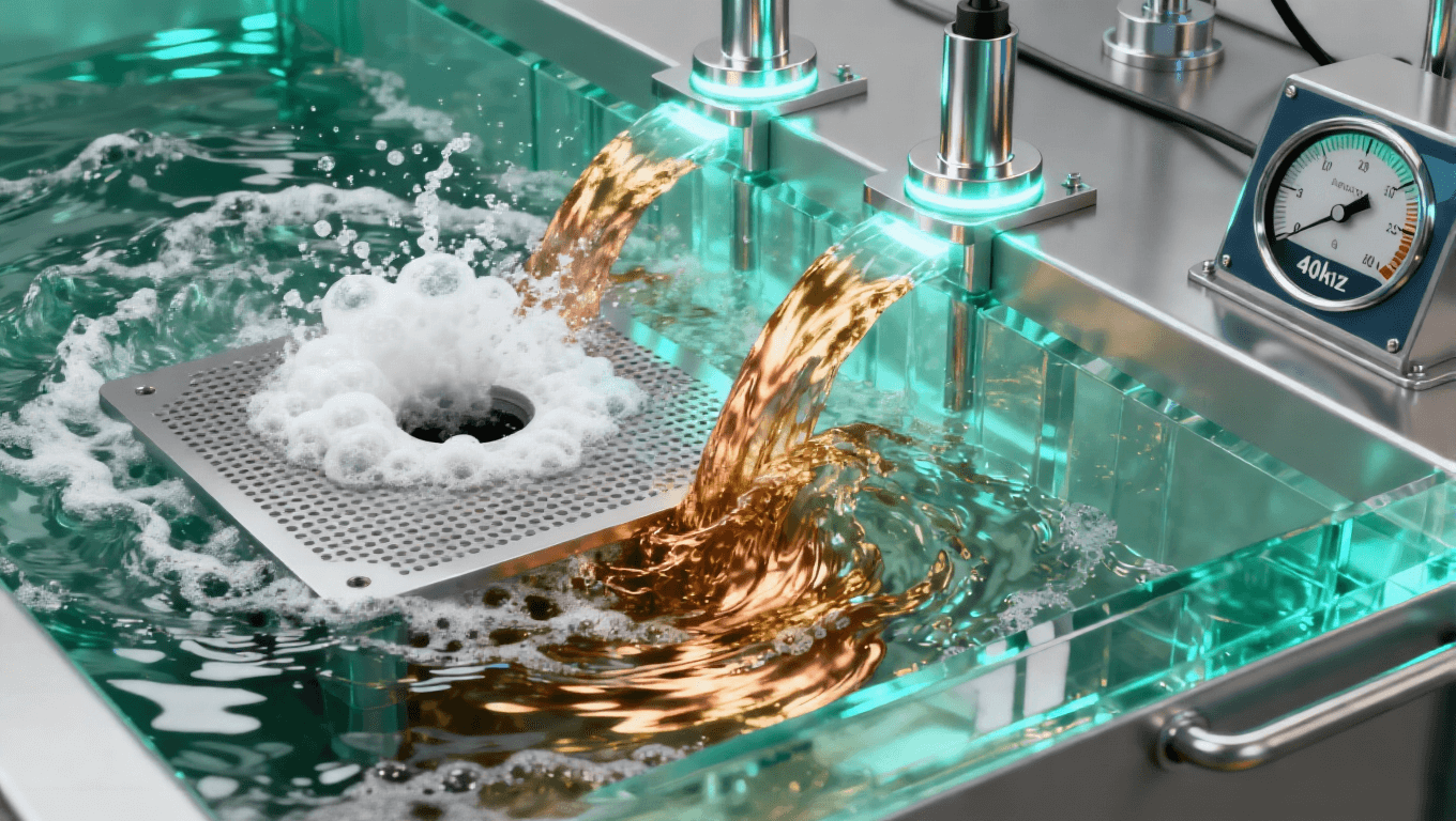 超聲波輔助電鍍除泡裝置工作原理動態(tài)演示 