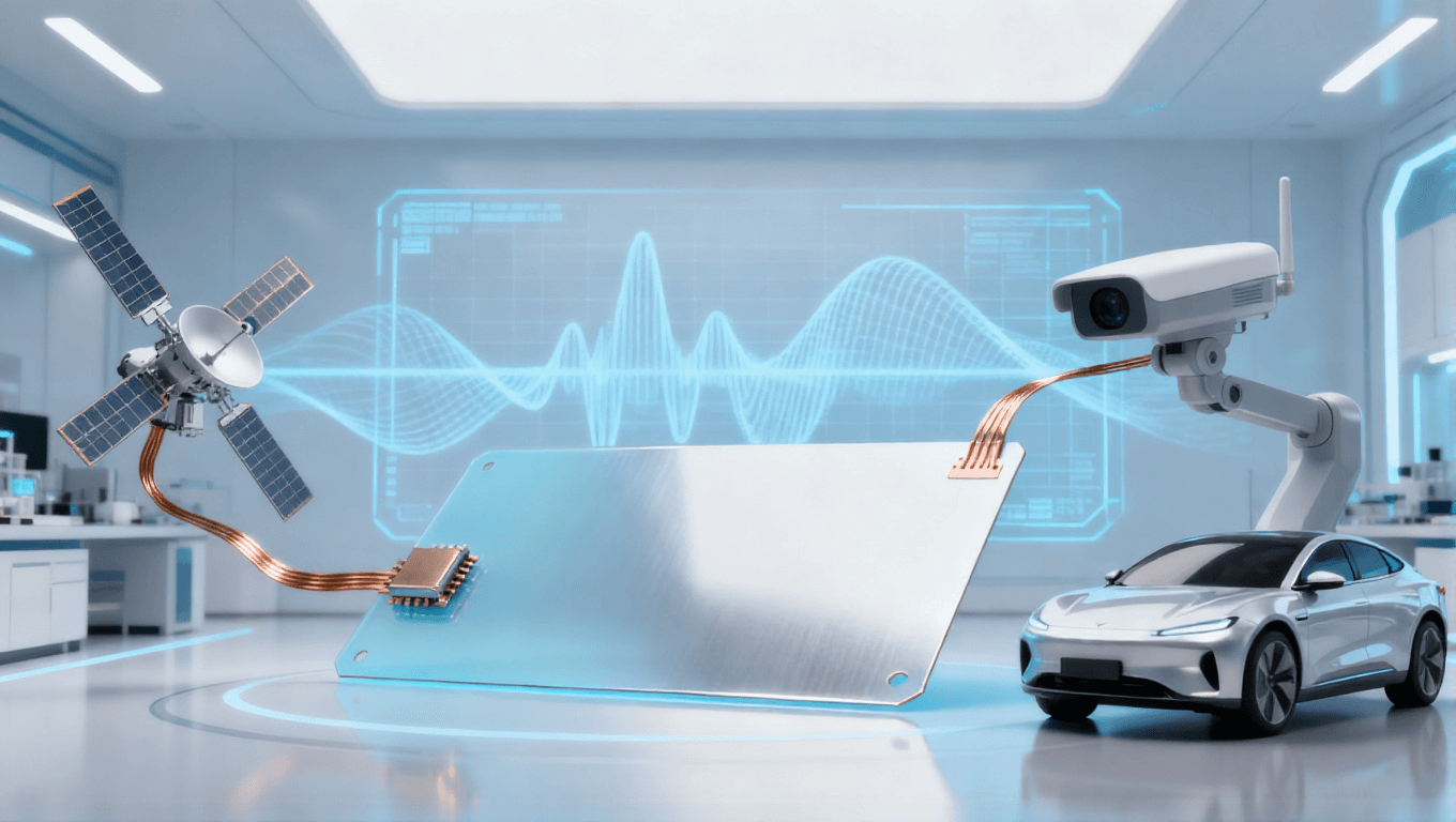 高頻高速覆銅板未來(lái)應(yīng)用于衛(wèi)星信號(hào)模塊與自動(dòng)駕駛傳感器場(chǎng)景 高頻高速覆銅板未來(lái)應(yīng)用于衛(wèi)星信號(hào)模塊與自動(dòng)駕駛傳感器場(chǎng)景