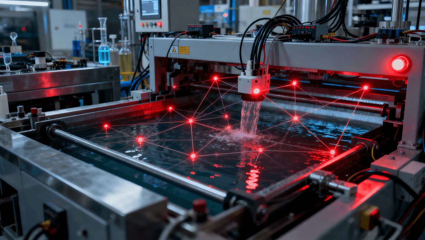 沉銅工藝質(zhì)量預(yù)測與異常預(yù)警物聯(lián)網(wǎng)系統(tǒng)實(shí)時監(jiān)控場景