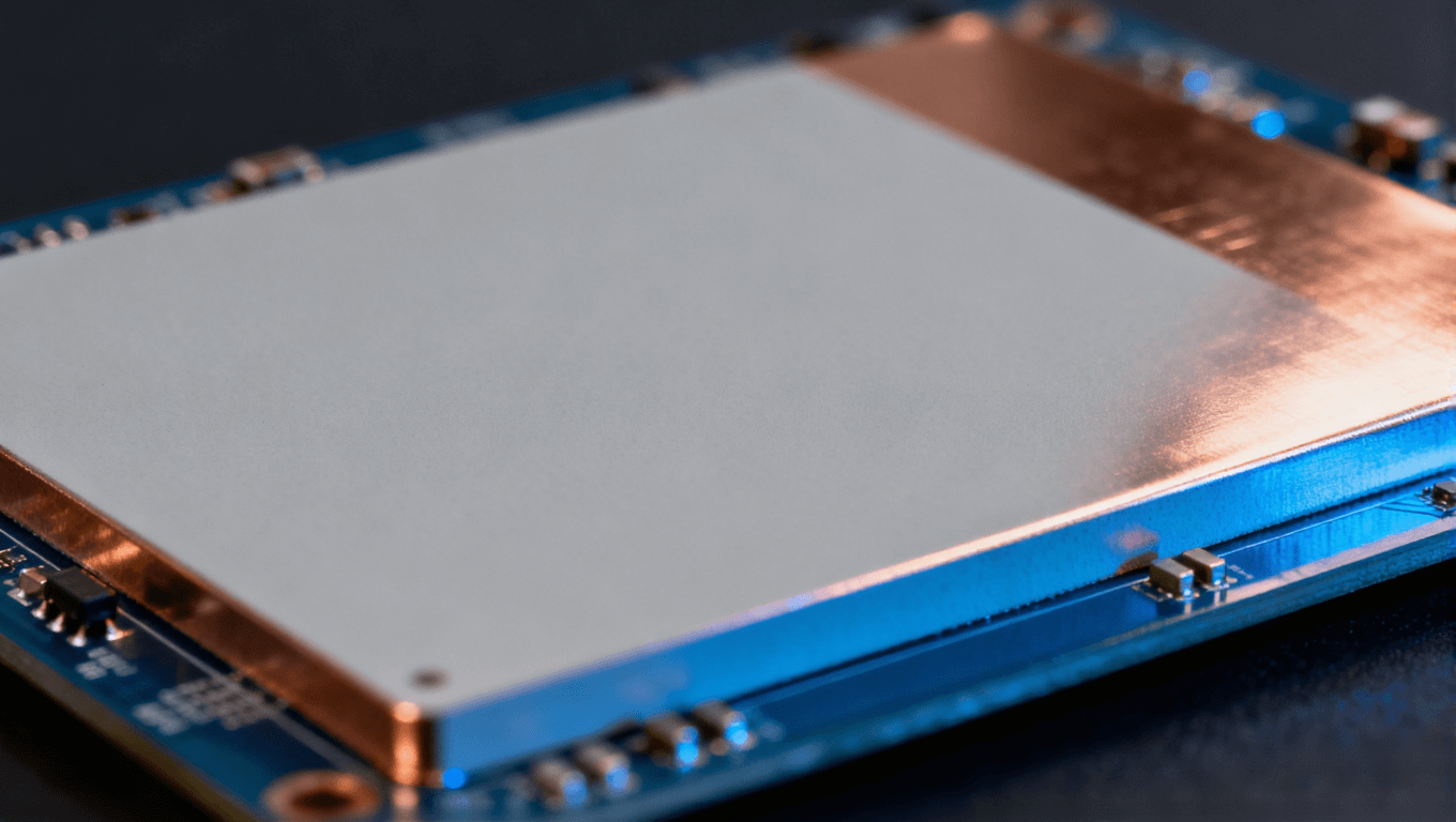 采用銅陶瓷復(fù)合結(jié)構(gòu)的氮化鋁陶瓷封裝基板在側(cè)光下呈現(xiàn)堅硬致密的質(zhì)感