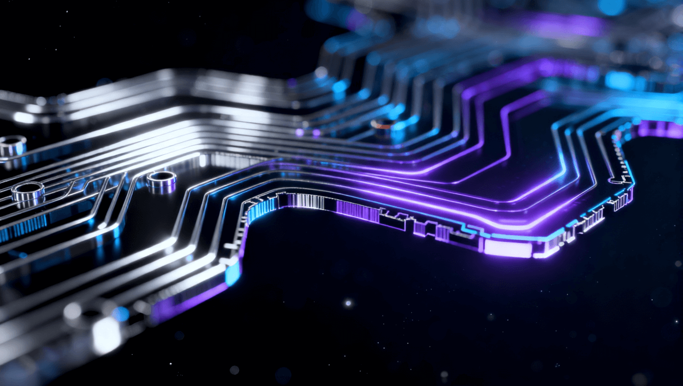 高精度菲林技術概念圖，代表PCB行業(yè)向高密度、高可靠性發(fā)展的創(chuàng)新方向